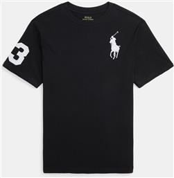 T-SHIRT 323832907055 ΜΑΥΡΟ REGULAR FIT POLO RALPH LAUREN