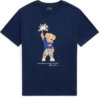 T-SHIRT 323979103001 ΣΚΟΥΡΟ ΜΠΛΕ REGULAR FIT POLO RALPH LAUREN