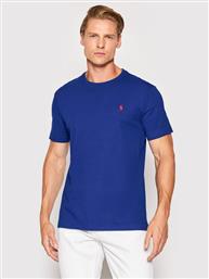 T-SHIRT 710671438144 ΣΚΟΥΡΟ ΜΠΛΕ SLIM FIT POLO RALPH LAUREN