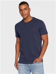 T-SHIRT 710671438282 ΣΚΟΥΡΟ ΜΠΛΕ SLIM FIT POLO RALPH LAUREN