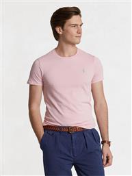 T-SHIRT 710671438357 ΡΟΖ CUSTOM SLIM FIT POLO RALPH LAUREN