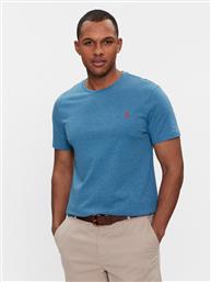 T-SHIRT 710671438367 ΜΠΛΕ CUSTOM SLIM FIT POLO RALPH LAUREN από το MODIVO