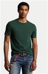 T-SHIRT 710671438392 ΠΡΑΣΙΝΟ CUSTOM SLIM FIT POLO RALPH LAUREN