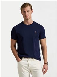 T-SHIRT 710740727 ΣΚΟΥΡΟ ΜΠΛΕ SLIM FIT POLO RALPH LAUREN