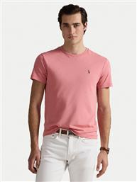 T-SHIRT 710740727096 ΡΟΖ CUSTOM SLIM FIT POLO RALPH LAUREN