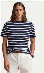 T-SHIRT 710938134007 ΣΚΟΥΡΟ ΜΠΛΕ SLIM FIT POLO RALPH LAUREN