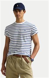 T-SHIRT 710938134008 ΣΚΟΥΡΟ ΜΠΛΕ CUSTOM SLIM FIT POLO RALPH LAUREN