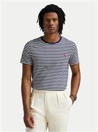 T-SHIRT 710956828001 ΣΚΟΥΡΟ ΜΠΛΕ CUSTOM SLIM FIT POLO RALPH LAUREN