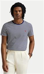 T-SHIRT 710956828001 ΣΚΟΥΡΟ ΜΠΛΕ CUSTOM SLIM FIT POLO RALPH LAUREN