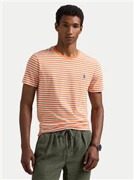 T-SHIRT 710956828002 ΠΟΡΤΟΚΑΛΙ CUSTOM SLIM FIT POLO RALPH LAUREN
