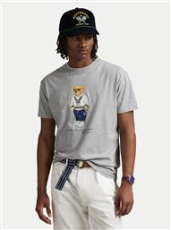 T-SHIRT 710973137002 ΓΚΡΙ SLIM FIT POLO RALPH LAUREN