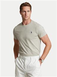 T-SHIRT BSR 710680785 ΓΚΡΙ CUSTOM SLIM FIT POLO RALPH LAUREN
