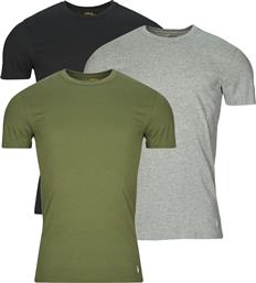 T-SHIRT ΜΕ ΚΟΝΤΑ ΜΑΝΙΚΙΑ S/S CREW-3 PACK-CREW UNDERSHIRT POLO RALPH LAUREN από το SPARTOO