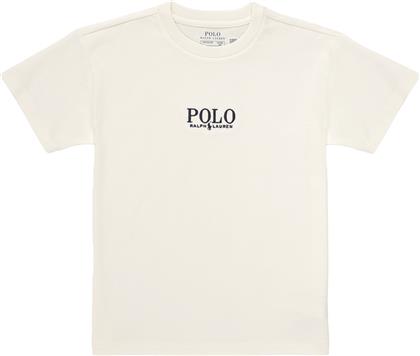 T-SHIRT ΜΕ ΚΟΝΤΑ ΜΑΝΙΚΙΑ SS CN-KNIT SHIRTS-T-SHIRT POLO RALPH LAUREN