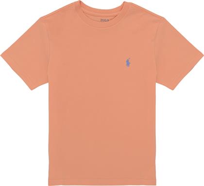 T-SHIRT ΜΕ ΚΟΝΤΑ ΜΑΝΙΚΙΑ SS CN-TOPS-T-SHIRT POLO RALPH LAUREN