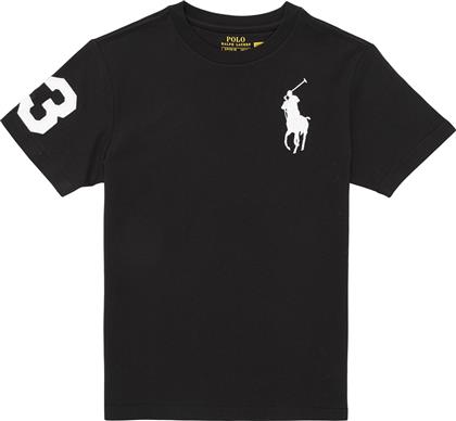 T-SHIRT ΜΕ ΚΟΝΤΑ ΜΑΝΙΚΙΑ SS CN-TOPS-T-SHIRT POLO RALPH LAUREN