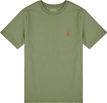 T-SHIRT ΜΕ ΚΟΝΤΑ ΜΑΝΙΚΙΑ SS CN-TOPS-T-SHIRT POLO RALPH LAUREN