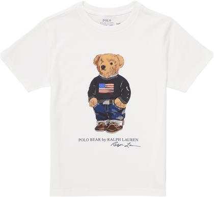 T-SHIRT ΜΕ ΚΟΝΤΑ ΜΑΝΙΚΙΑ SS CN-TOPS-T-SHIRT POLO RALPH LAUREN