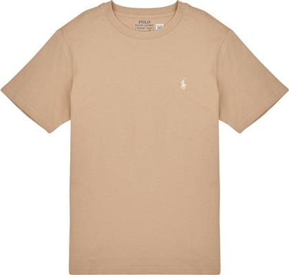 T-SHIRT ΜΕ ΚΟΝΤΑ ΜΑΝΙΚΙΑ SS CN-TOPS-T-SHIRT POLO RALPH LAUREN