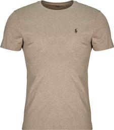 T-SHIRT ΜΕ ΚΟΝΤΑ ΜΑΝΙΚΙΑ T-SHIRT AJUSTE EN COTON POLO RALPH LAUREN