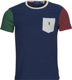 T-SHIRT ΜΕ ΚΟΝΤΑ ΜΑΝΙΚΙΑ T-SHIRT AJUSTE EN COTON POLO RALPH LAUREN