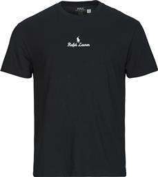 T-SHIRT ΜΕ ΚΟΝΤΑ ΜΑΝΙΚΙΑ T-SHIRT AJUSTE EN COTON CENTER POLO RALPH LAUREN