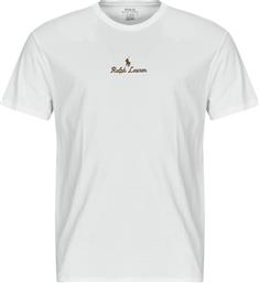 T-SHIRT ΜΕ ΚΟΝΤΑ ΜΑΝΙΚΙΑ T-SHIRT AJUSTE EN COTON CENTER POLO RALPH LAUREN