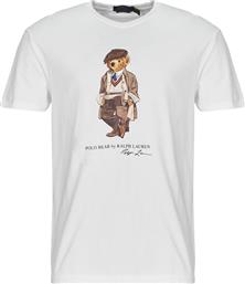 T-SHIRT ΜΕ ΚΟΝΤΑ ΜΑΝΙΚΙΑ T-SHIRT AJUSTE EN COTON POLO BEAR POLO RALPH LAUREN