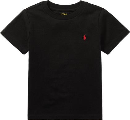 T-SHIRT SS CN 322832904036 ΜΑΥΡΟ REGULAR FIT POLO RALPH LAUREN