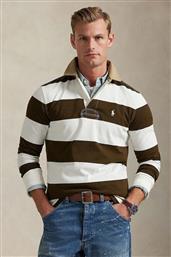 ΒΑΜΒΑΚΕΡΗ ΜΠΛΟΥΖΑ ΧΡΩΜΑ: ΚΑΦΕ, 710P05317 POLO RALPH LAUREN