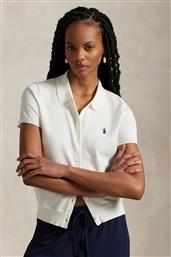 ΒΑΜΒΑΚΕΡΗ ΖΑΚΕΤΑ ΧΡΩΜΑ: ΑΣΠΡΟ, 211965764 POLO RALPH LAUREN