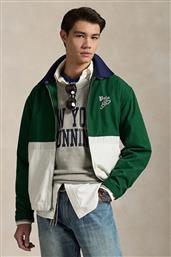 ΒΑΜΒΑΚΕΡΟ ΜΠΟΥΦΑΝ UNLINED WINDBREAKER ΧΡΩΜΑ: ΠΡΑΣΙΝΟ, 710962074 POLO RALPH LAUREN