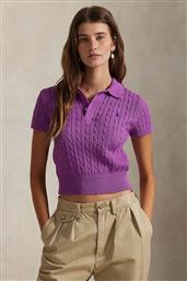 ΒΑΜΒΑΚΕΡΟ ΠΟΥΛΟΒΕΡ ΧΡΩΜΑ: ΜΟΒ, 211972118 POLO RALPH LAUREN