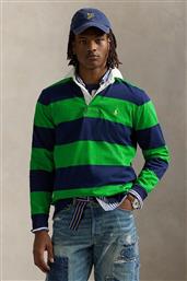ΒΑΜΒΑΚΕΡΟ ΠΟΥΛΟΒΕΡ LONG SLEEVE ΑΝΔΡΙΚΟ, ΧΡΩΜΑ: ΝΑΥΤΙΚΟ ΜΠΛΕ, 710900566 POLO RALPH LAUREN