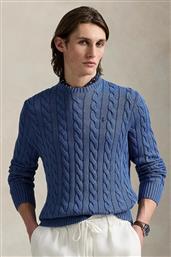 ΒΑΜΒΑΚΕΡΟ ΠΟΥΛΟΒΕΡ PULLOVER ΑΝΔΡΙΚΟ, ΧΡΩΜΑ: ΝΑΥΤΙΚΟ ΜΠΛΕ, 710972300 POLO RALPH LAUREN