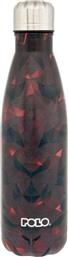 ΘΕΡΜΟΣ ΑΝΟΞΕΙΔΩΤΟ SHAPES ΜΑΥΡΟ/ΚΟΚΚΙΝΟ 500ML POLO