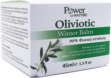 OLIVIOTIC WINTER BALM ΒΑΛΣΑΜΟ ΚΡΥΟΛΟΓΗΜΑΤΟΣ ΓΙΑ ΕΝΤΡΙΒΗ & ΕΙΣΠΝΟΕΣ 45ML POWER HEALTH