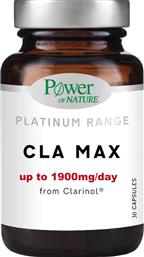 PLATINUM RANGE CLA MAX 1900MG ΣΥΜΠΛΗΡΩΜΑ ΔΙΑΤΡΟΦΗΣ ΛΙΝΟΛΕΙΚΟΥ ΟΞΕΟΣ ΥΨΗΛΗΣ ΣΥΓΚΕΝΤΡΩΣΗΣ ΓΙΑ ΤΟ ΜΕΤΑΒΟΛΙΣΜΟ ΤΟΥ ΛΙΠΟΥΣ, ΕΛΕΓΧΟ ΒΑΡΟΥΣ & ΑΥΞΗΣΗ ΤΗΣ ΜΥΙΚΗΣ ΜΑΖΑΣ 30CAPS POWER HEALTH