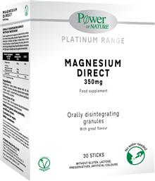 PLATINUM RANGE MAGNESIUM DIRECT 350MG 30STICKS POWER HEALTH από το PHARM24