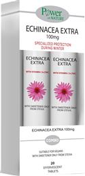 PROMO ECHINACEA EXTRA 100MG ΣΥΜΠΛΗΡΩΜΑ ΔΙΑΤΡΟΦΗΣ ΜΕ ΕΧΙΝΑΚΕΙΑ, ΒΙΤΑΜΙΝΗ C & ΨΕΥΔΑΡΓΥΡΟ ΓΙΑ ΕΝΙΣΧΥΣΗ ΤΟΥ ΑΝΟΣΟΠΟΙΗΤΙΚΟΥ ΜΕ ΓΕΥΣΗ ΛΕΜΟΝΙ 40 EFFER.TABS (2X20 EFFER.TABS) POWER HEALTH