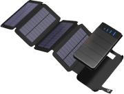 ES8000B SOLAR POWERBANK 8000MAH WITH SOLAR PANEL 6W POWERNEED από το e-SHOP
