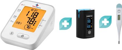 ΣΕΤ ELECTRONIC BLOOD PRESSURE MONITOR ΚΩΔ YE660F 1 ΤΕΜΑΧΙΟ & ΔΩΡΟ CREATIVE MEDICAL FINGERTIP OXIMETER 1 ΤΕΜΑΧΙΟ & ΔΩΡΟ STANDARD DIGITAL THERMOMETER 1 ΤΕΜΑΧΙΟ POWERPHARM