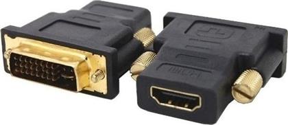 POWERTECH ADAPTER ΑΠΟ DVI I(24+5) M ΣΕ HDMI F, GOLD (CAB-H056)