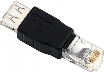 ΑΝΤΑΠΤΟΡΑΣ USB-A FEMALE ΣΕ RJ45 MALE POWERTECH