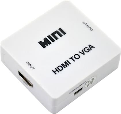 HD VIDEO CONVERTER HDMI ΣΕ VGA 3.5MM AUDIO CAB-H073, FULL HD POWERTECH