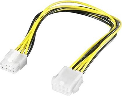 POWERTECH ΚΑΛΩΔΙΟ ΓΙΑ MB 8PIN MALE ΣΕ 8PIN FEMALE, 20CM