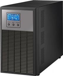 UPS ON LINE PT-2000OL 2000VA 1600W ΜΑΥΡΟ POWERTECH