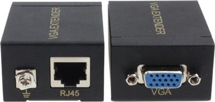 VGA SIGNAL EXTENDER SLOT-019 DIGITAL TO ANALOG L/R AUDIO 60M POWERTECH
