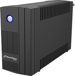 UPS BASIC VI 650 SB LINE INTERACTIVE 650VA / 360W ΜΑΥΡΟ POWERWALKER
