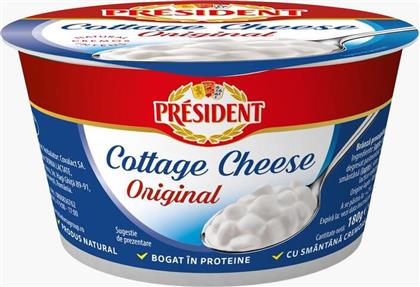 ΤΥΡΙ COTTAGE CHEESE ORIGINAL 180G PRESIDENT